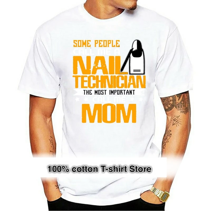 

Men's Nail Technician t shirt Customized 100% cotton S-XXXL solid color Interesting fashion Spring Autumn Novelty shirt