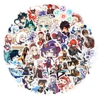 Наклейки для мебели, стола, кресла, игрушек, автомобиля, холодильника, багажника, компьютера, 103050 шт.пакет Genshin Impact Hot наклейки из игры