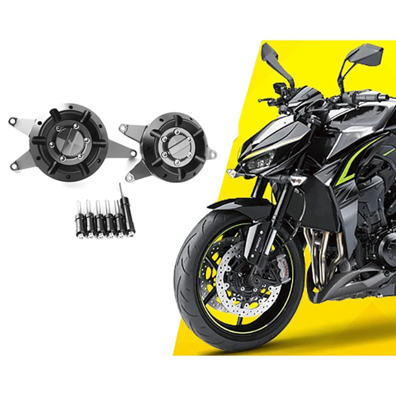 

Motorcycle Engine Stator Cover Engine Protective Cover Gray Case Accessories for Kawasaki Z1000 Z1000 SX 2010-2018