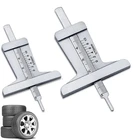 Высококачественный моноблок из нержавеющей стали измеритель глубины шины нитрирующая глубина шины штангенциркуль # T1