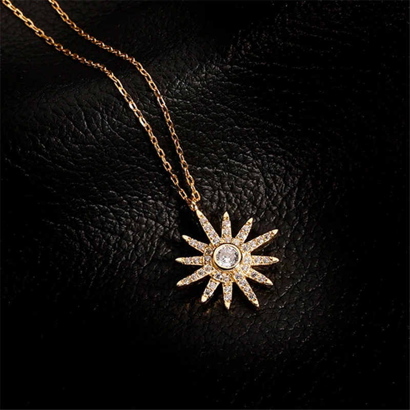 

100% 925 Silver Star Pendant Necklace Jewelry Minimalism Chocker Kolye Vintage Collier Bijoux Femme Necklace for Women