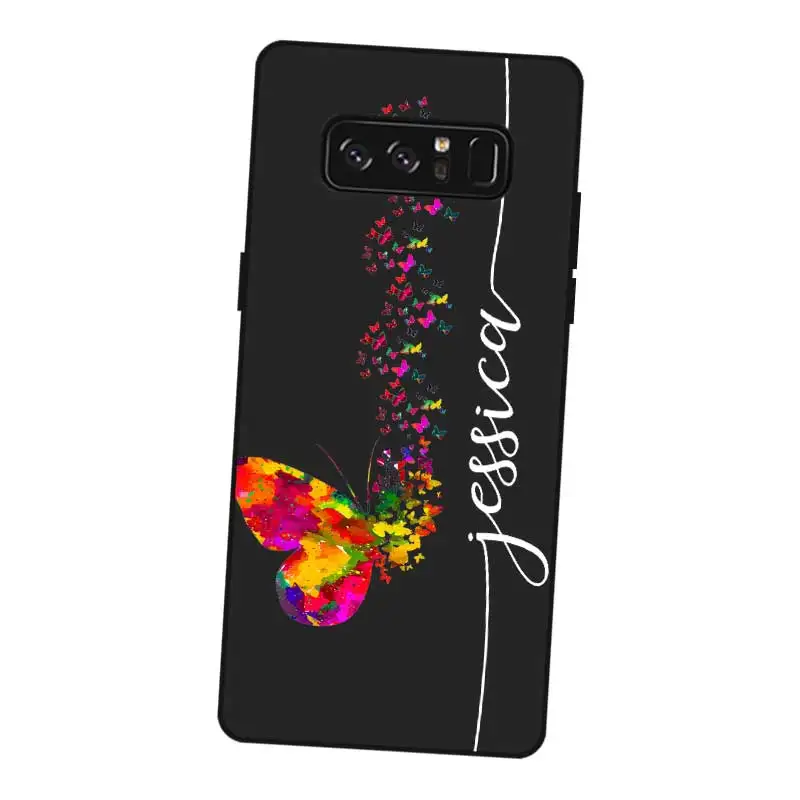 Черный мягкий силиконовый чехол из ТПУ для samsung Galaxy Note 3 4 5 8 9 10 Plus M10 M20 M30 Grand Prime |
