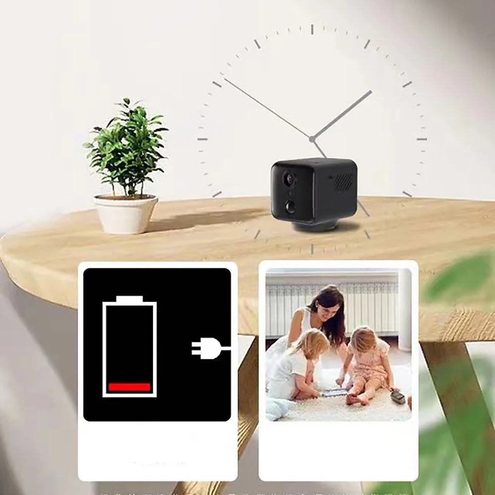 Новая панорамная мини-камера Hd с обзором 360 градусов беспроводная Wi-Fi умная