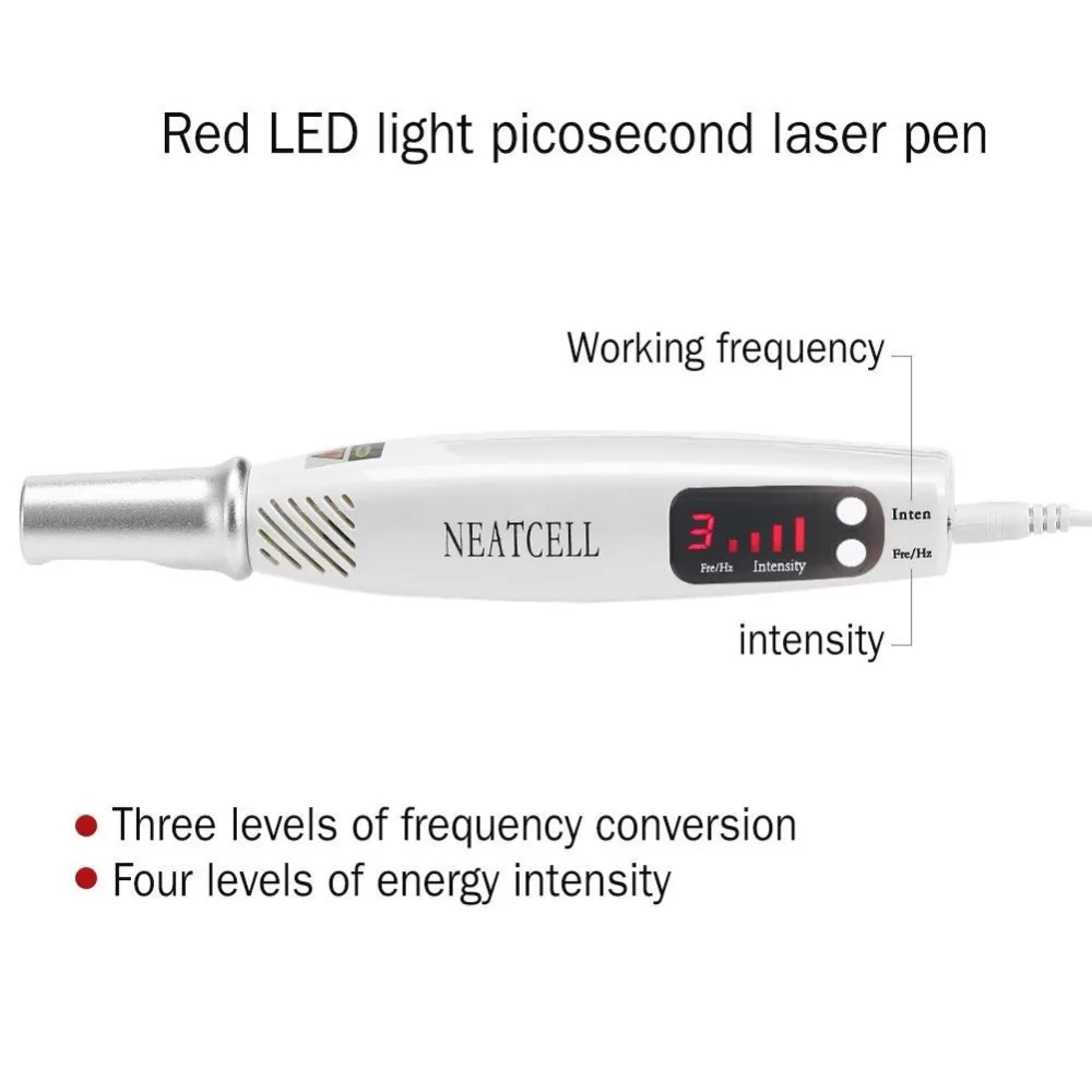 Буле светильник пикосекундных ручка лазерная для удаления татуировки Красный