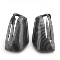 carbon fiber accessory clip replacement rearview mirror cover for abces class car exterior trim