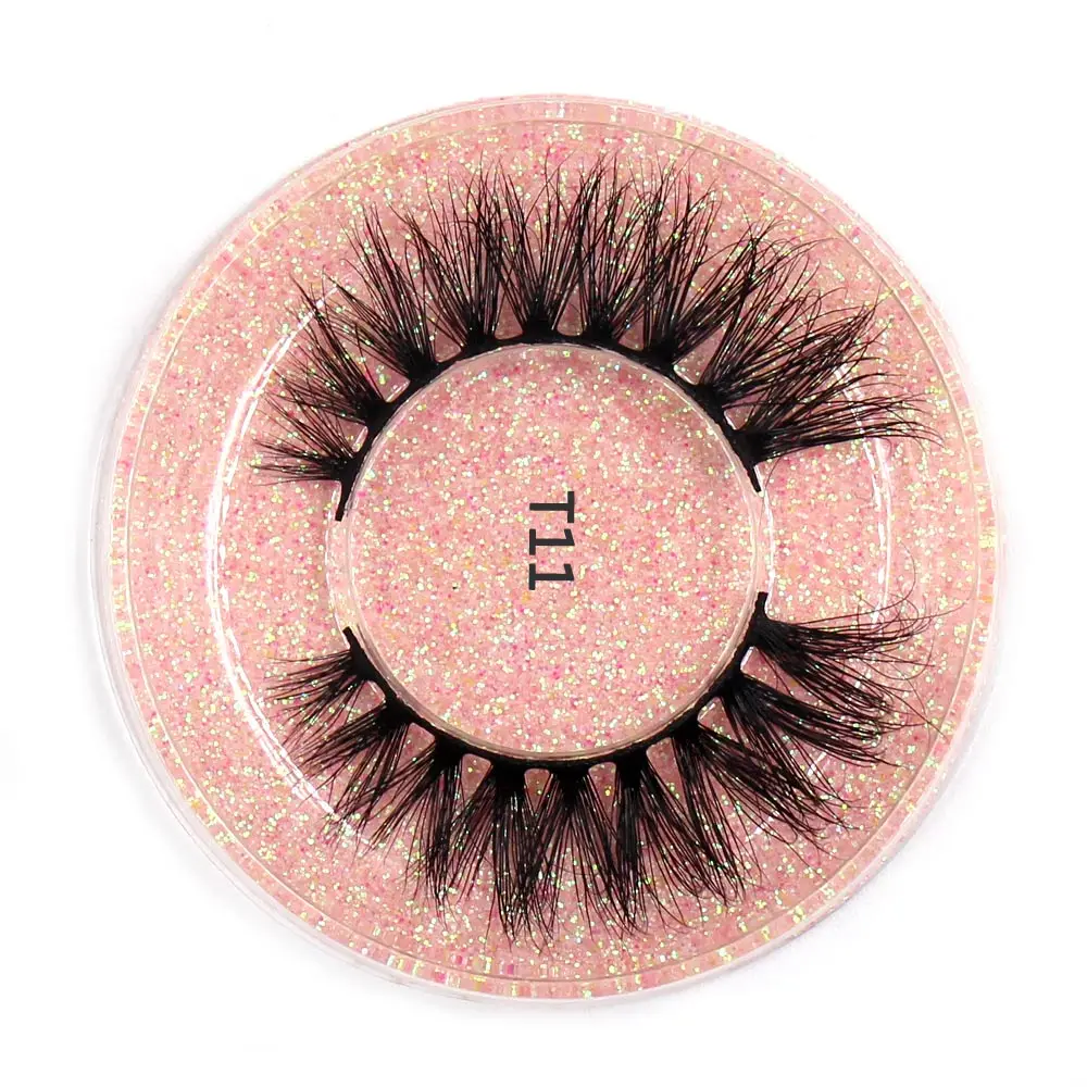 T11 AMAOLASH ресницы норковые ресницы толстые натуральные длинные накладные ресницы 3D норковые ресницы большой объем мягкие драматические ресницы макияж - Цвет: T11