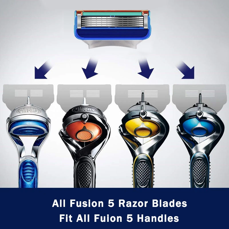 Бритвенные лезвия для Gilllette Fusion 5 Proglide Proshield ручная бритва со сменными лезвиями