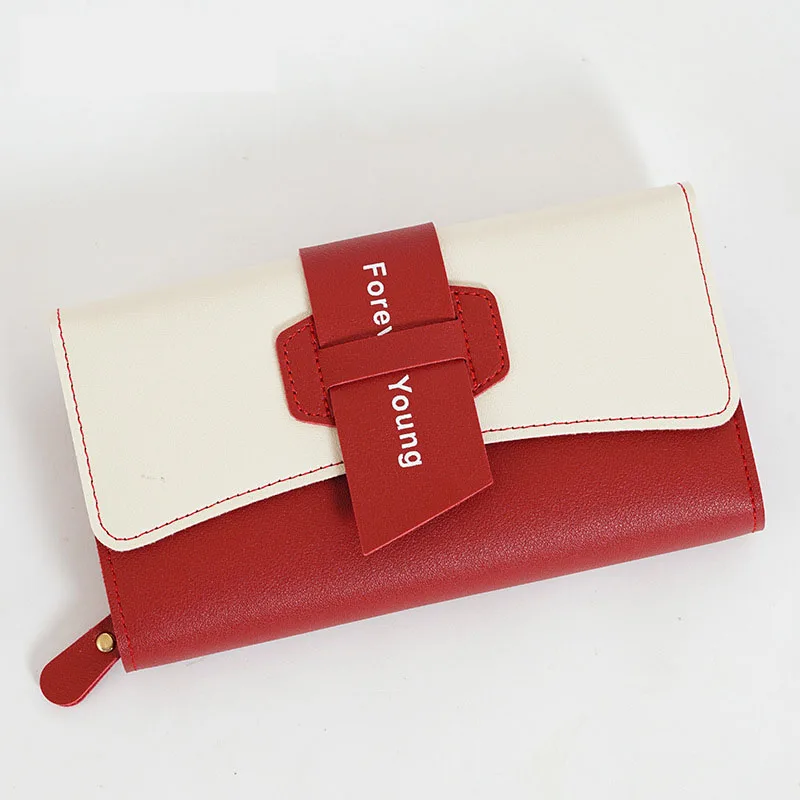 

Simple Personality Long Wallet Women Handbag Large Capacity Mobile Phone Bag Card Holder for Woman School Girl Dropshipping