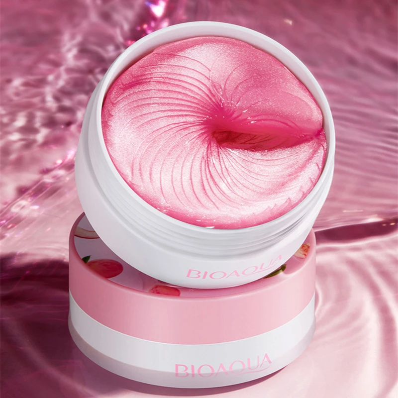 

Peach Eye Mask 60PCS Moisturizing Hexapeptide Eyes Patches Soothing Lightening Firming Remove Dark Circle Skin Eye Care Masks