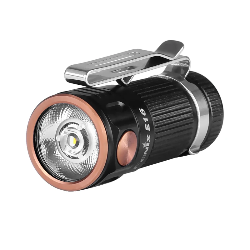 FENIX E16 EDC фонарик нейтральный белый светодиодный Макс 700 люменов луч 142 метра с