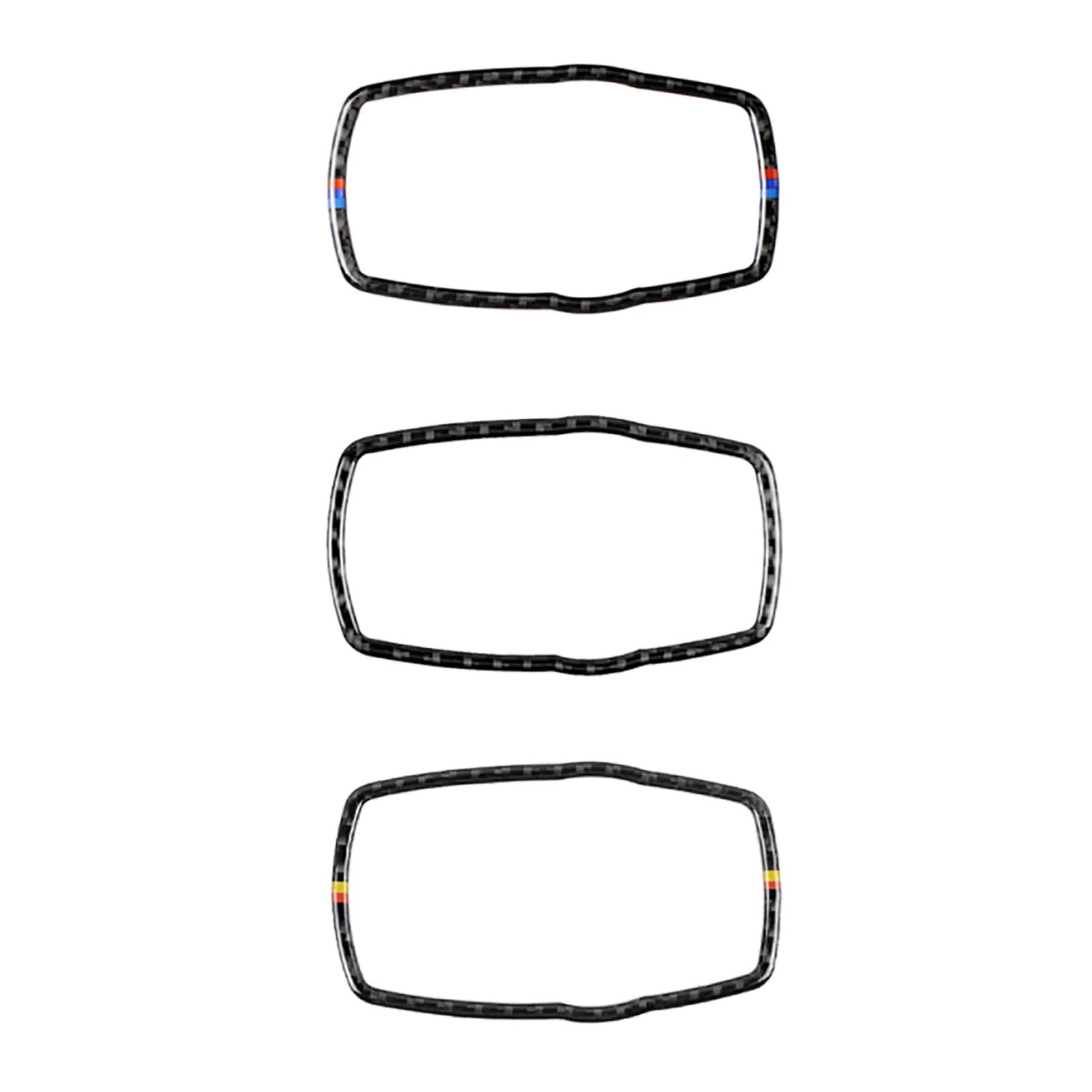 

3 Types Carbon Fibric Multi-media Console Board Body Decorative Frame for BMW Auto Interior Sticker