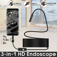 qzt usb mini endoscope camera type c waterproof mini borescope inspection camera micro endoscope camera for smart android phone