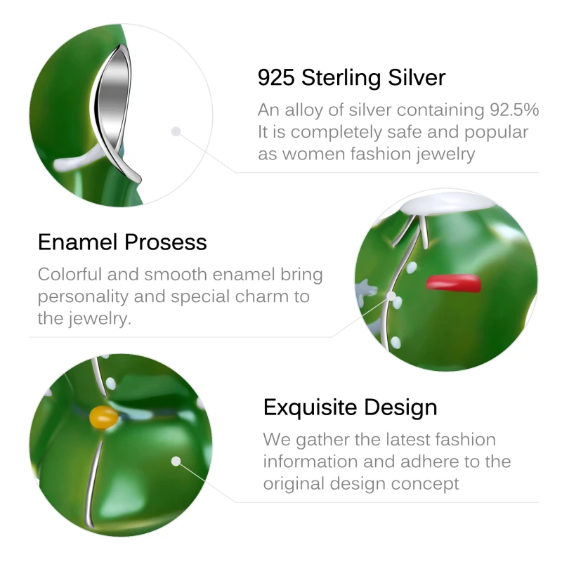 Новинка модная Серебряная военная форма зеленые эмалированные бусины Подвески