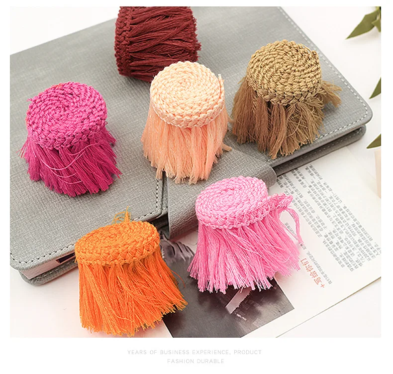 

10 Yards 4cm National Wind Exhaust Tassels Lace Materials Wedding Sewing Craft DIY Petticoat Shoes Hats Tiara Accessories