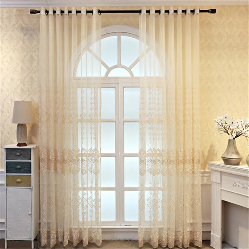 Европейские Роскошные Синие серые желтые фиолетовые шторы с вышивкой готовые