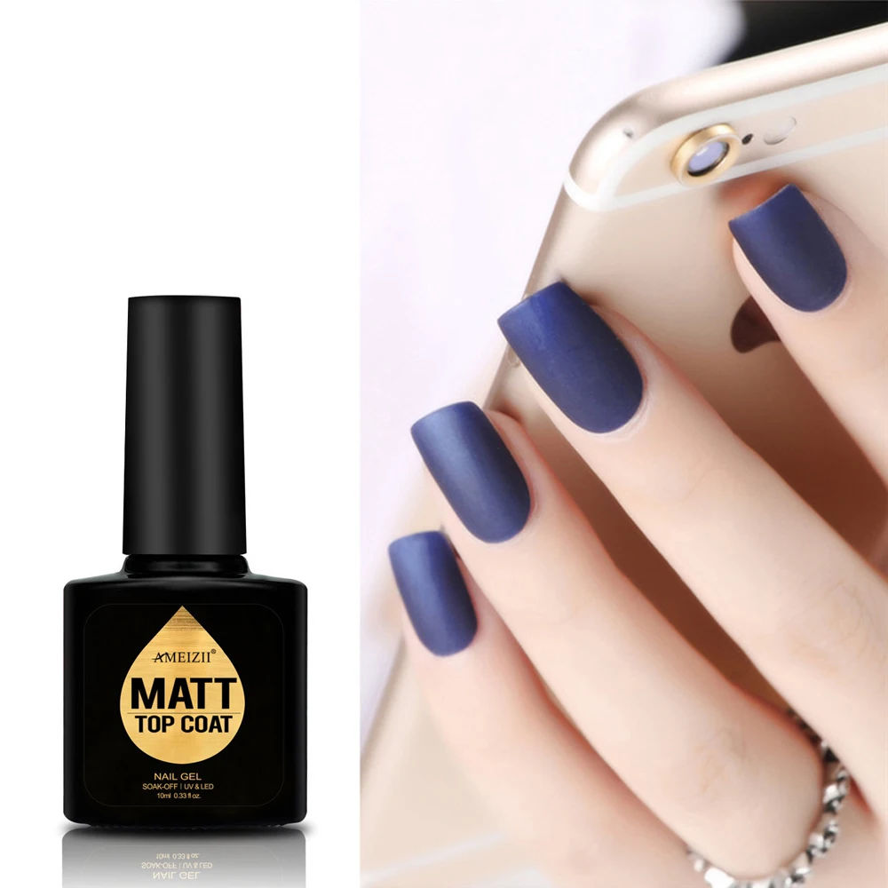 УФ-гель для дизайна ногтей Матовый верхний слой гель удача Гель-лак легкая чистка