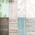 Фотостудия 58x86 см 2 стороны 80 цветов ПВХ фотография Дерево Печать фоны водонепроницаемый мраморный фон для камеры Фото