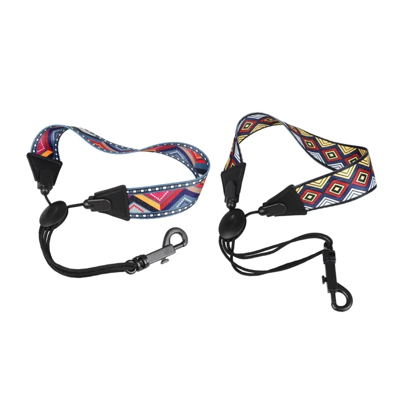 2 шт для саксофона на шею ремень с защелкой крючок альт/тенор/Сопрано Sax-красочные