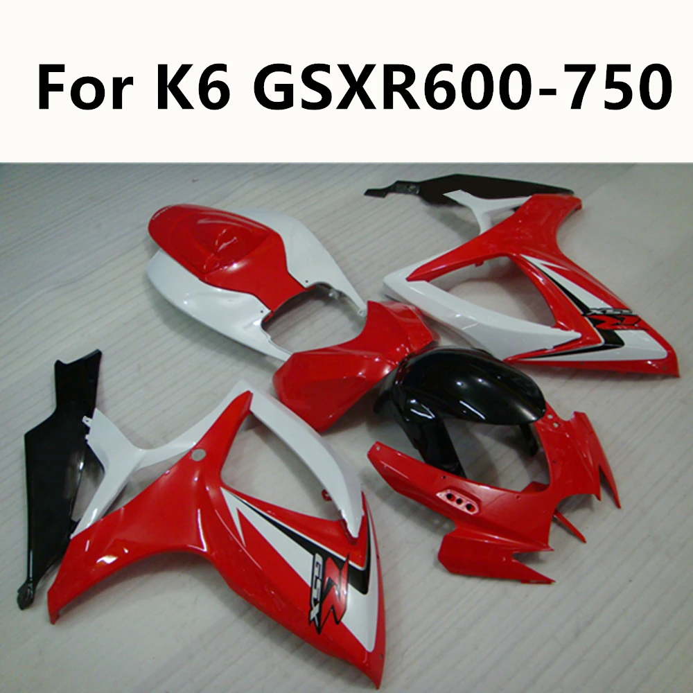 Комплект обтекателей для мотоцикла Suzuki GSXR600 GSXR750 GSXR 600 K6 06 07 6 цветов|Полные
