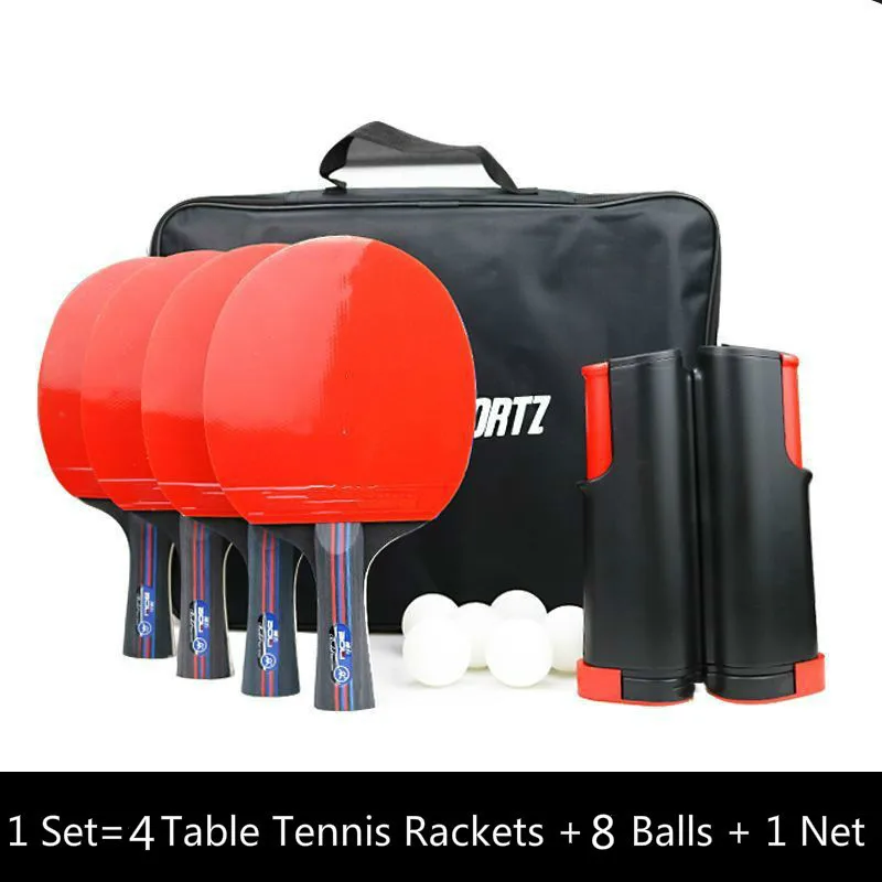 Набор профессиональных ракеток для настольного тенниса углеродное лезвие пинг