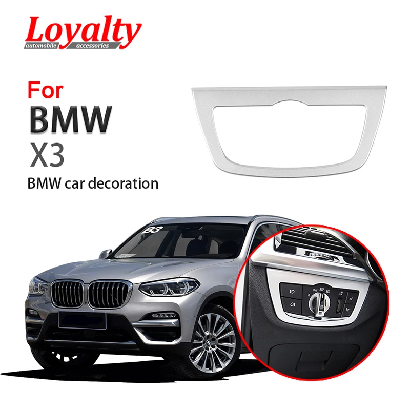 Накладки на фары BMW X3 2018 2019 матовые серебристые | Автомобили и мотоциклы