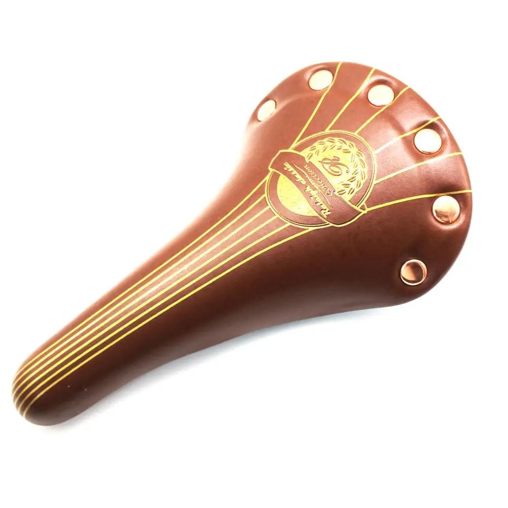 Дорожный велосипед MTB Ретро Винтаж кожа велосипедное седло сиденья Custion