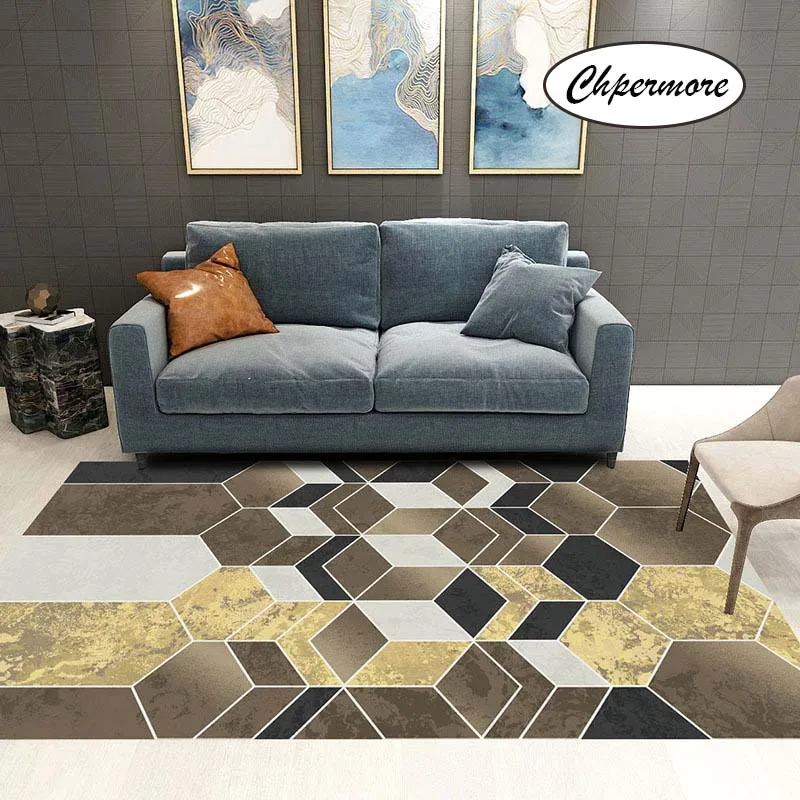 Большие геометрические коврики Chpermore в европейском стиле декоративные татами