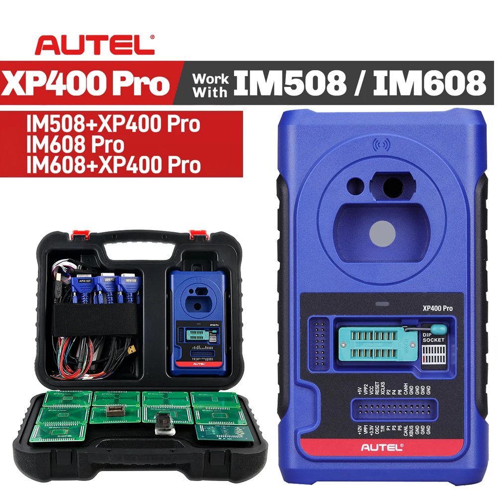 

Autel XP400Pro Key & Chip programmer Adapter Diagnostic Tool Supports Data Read/Write Work With MaxiIM IM608 / IM508 / IM608 Pro
