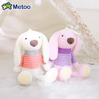 metoo charm doll cute gray mini bunny bag pendant gift plush toy backpack pendant childrens day gift m29