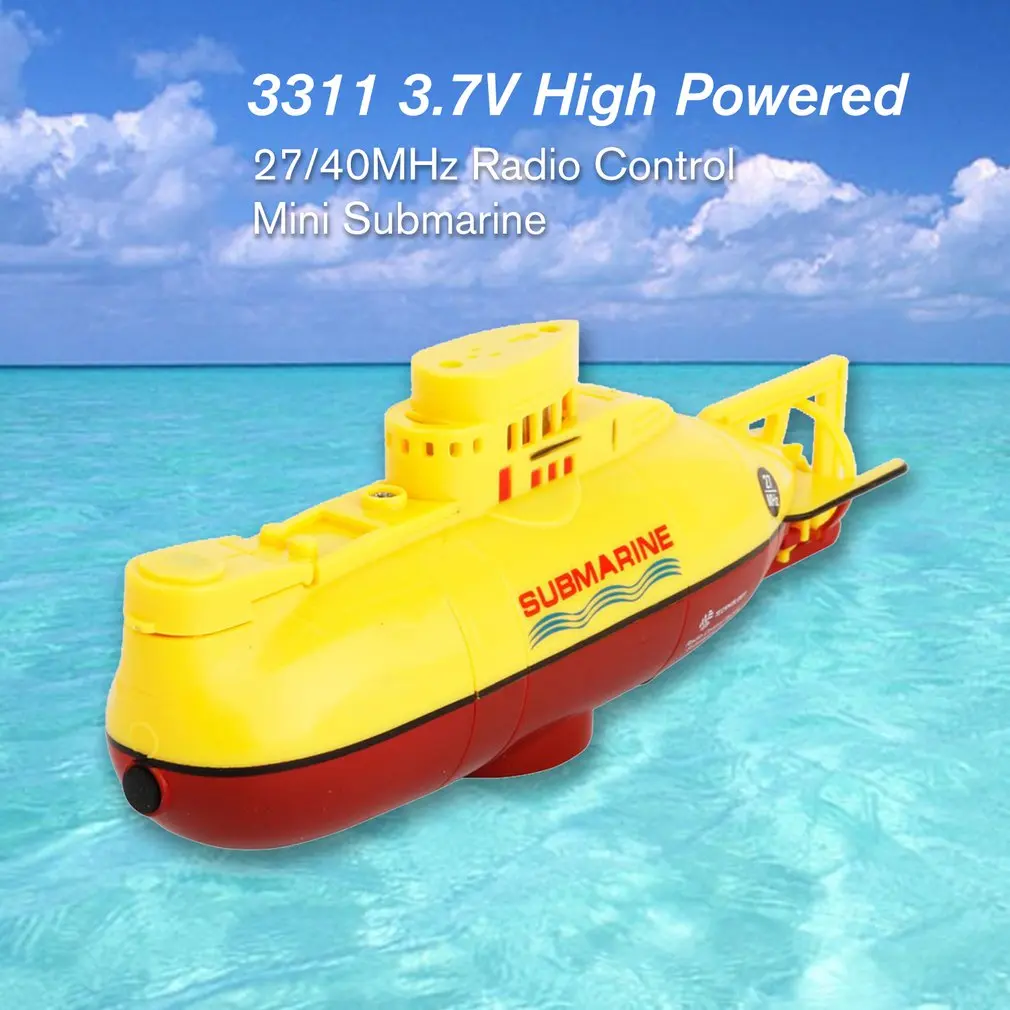 Мини подводная лодка RC скоростная лодка модель с высокой мощностью RC Подводная лодка для детей