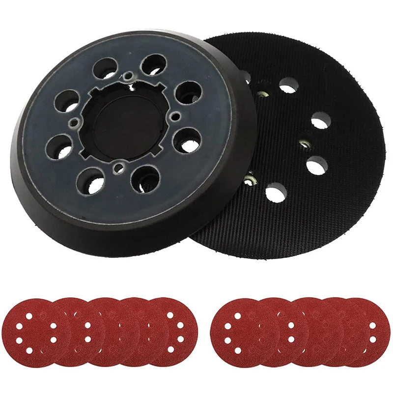 

5 Inch 8 Hole Hook and Loop Replacement Sander Pads Sanding Pad for DeWalt Replacement for Pads