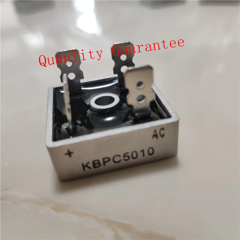 

5PCS bridge rectifier 50A 1000V Single Phase Square Diode bridge rectifier Metal Case KBPC5010