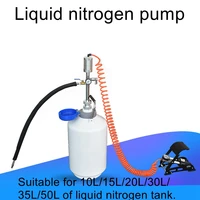 liquid nitrogen pump self pressurizing foot operated liquid nitrogen pump liquid nitrogen tank liquid nitrogen freezing spray