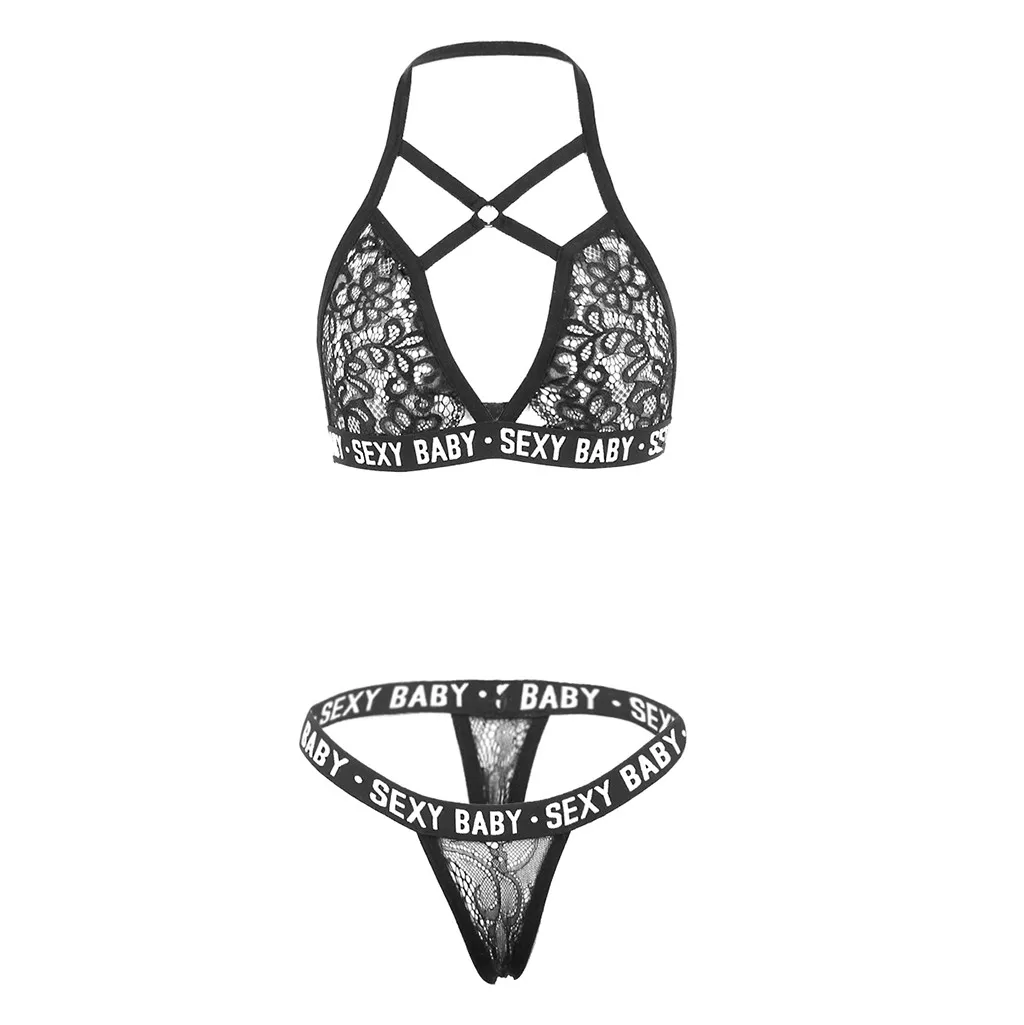 Кружевное сексуальное нижнее белье без рукавов хит продаж Женское Белье для сна