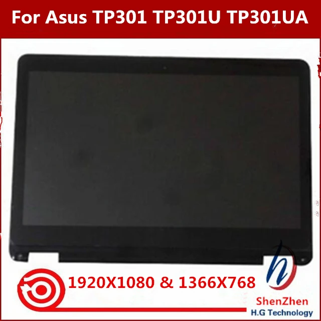 

Тест для Asus Transformer Book TP301/TP301U/TP301UJ/TP301UA, полный ЖК-экран 13,3 дюйма, сенсорный дигитайзер, дисплей в сборе с рамкой