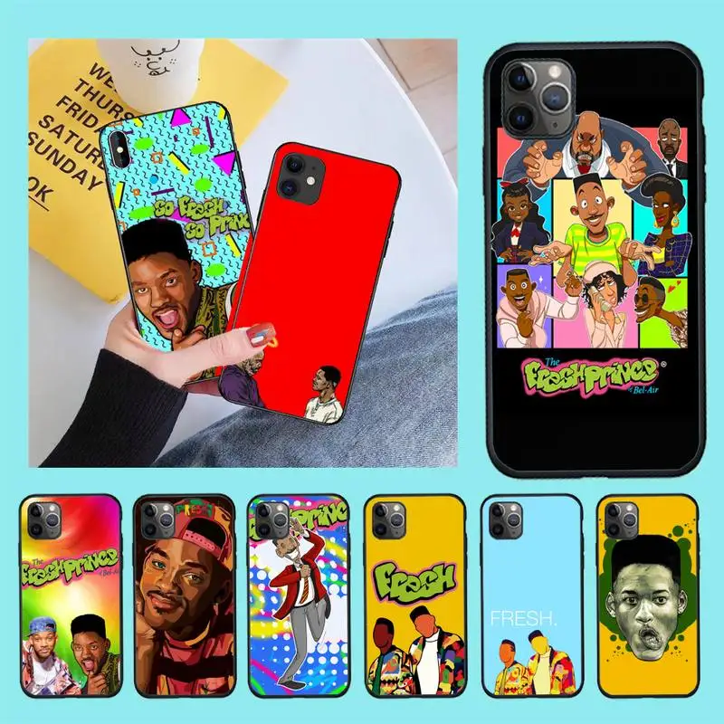 

CUTEWANAN The Fresh Prince of Bel Air Will Smith Shell Phone Case for iPhone 11 pro XS MAX 8 7 6 6S Plus X 5S SE 2020 XR