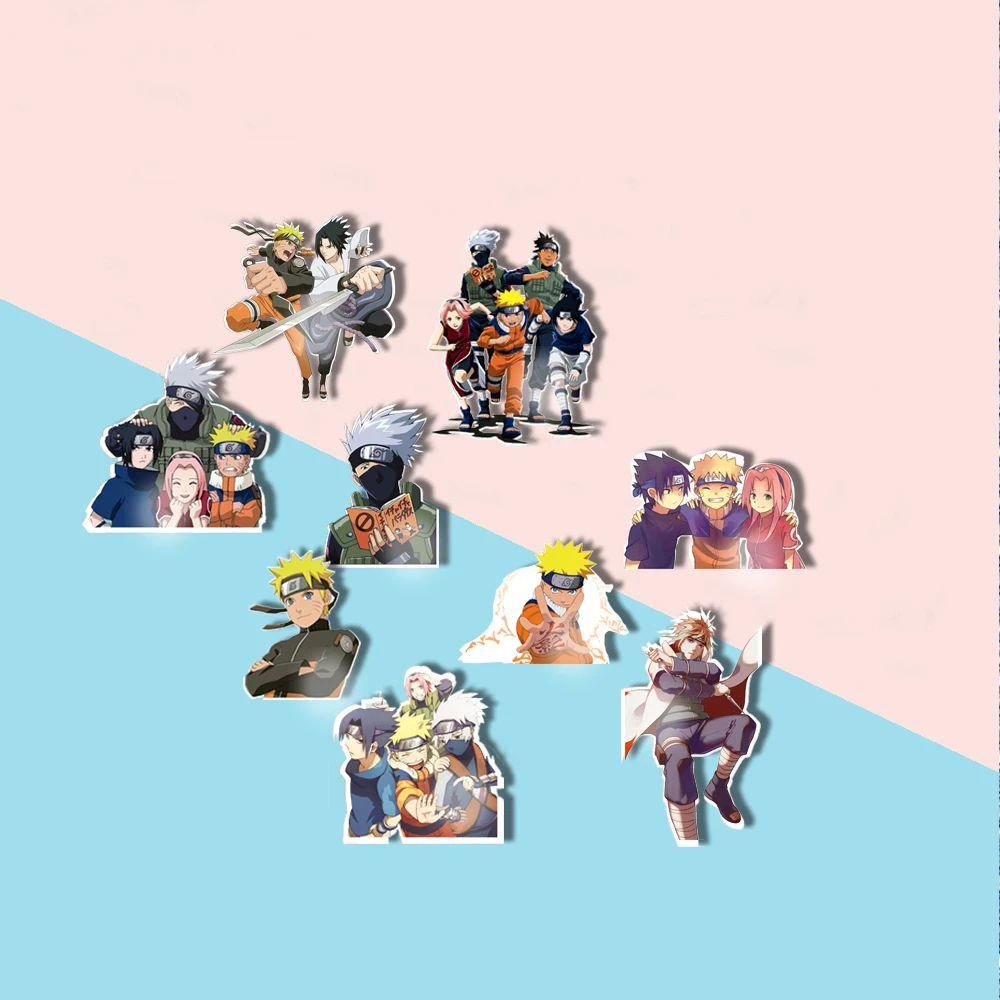 Горячее аниме Shippuden Мультяшные Броши Sasuke Kakash милые персонажи акриловые заколки