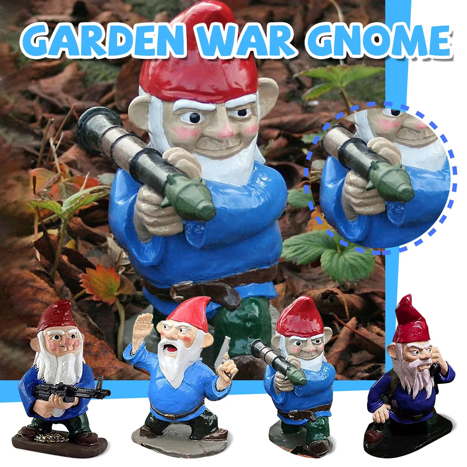 Садовая искусственная смешная карликовая скульптура с героями мультфильмов для