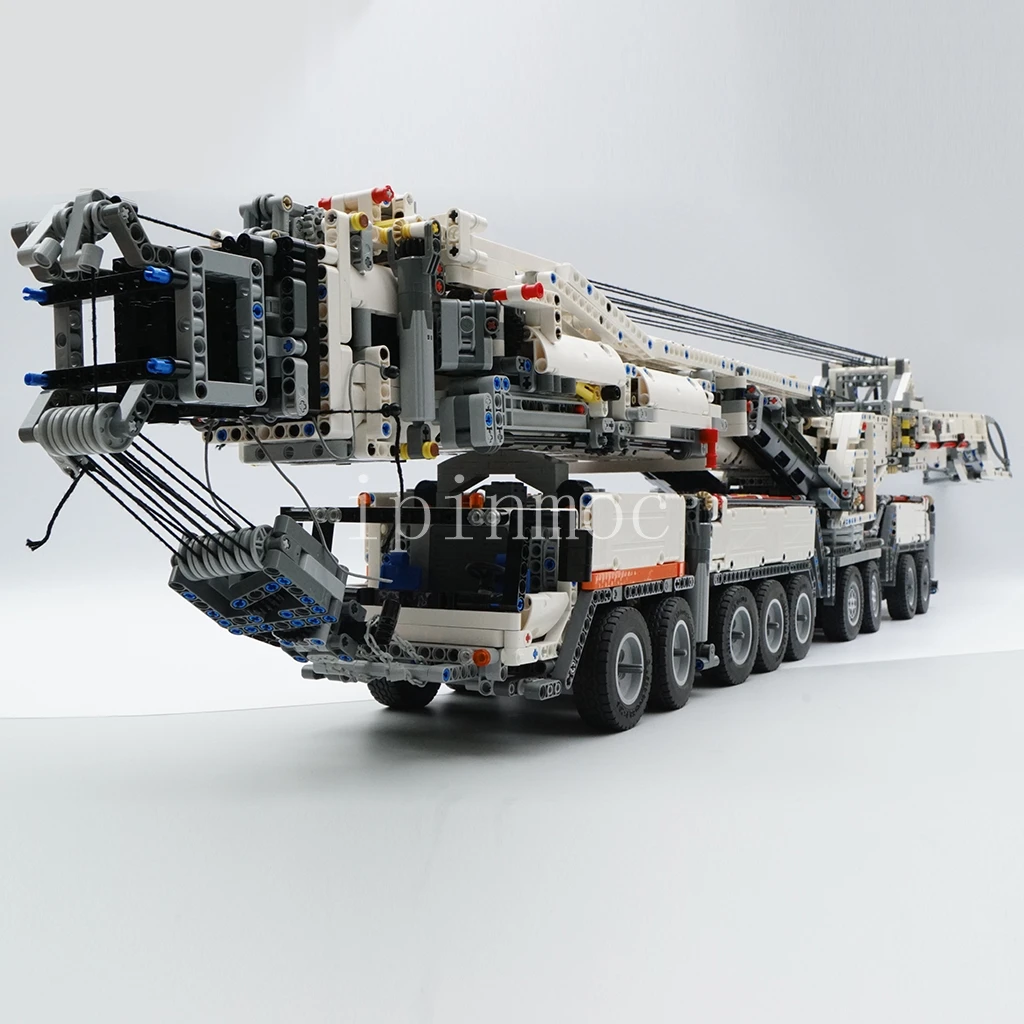 

NEW Power Mobile MOC-20920 Liebherres LTM11200 Large Engineering Crane Remote Control Building Blocks Toys Boy Gifts