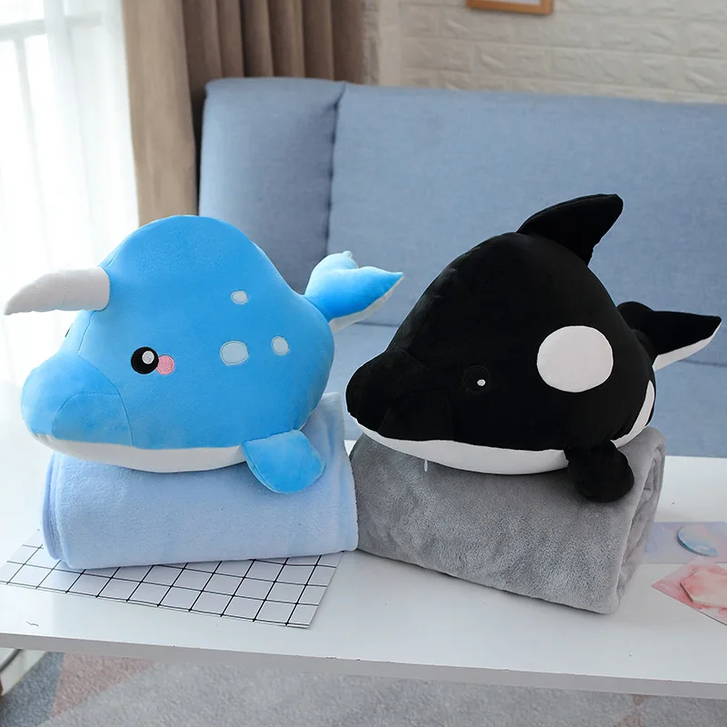 50 см Кит Акула искусственная рыба мягкая мультяшная кавайная морская животная с