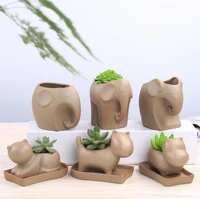oddish planter oddish flower succulent cartoon ceramics succulent flower pot plant pot planter desktop crafts
