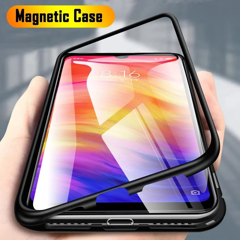 Магнитный металлический чехол для Samsung Galaxy S20 S10 S8 S9 Plus Lite FE Note 8 9 10 A11 A50 A51 A71 A70