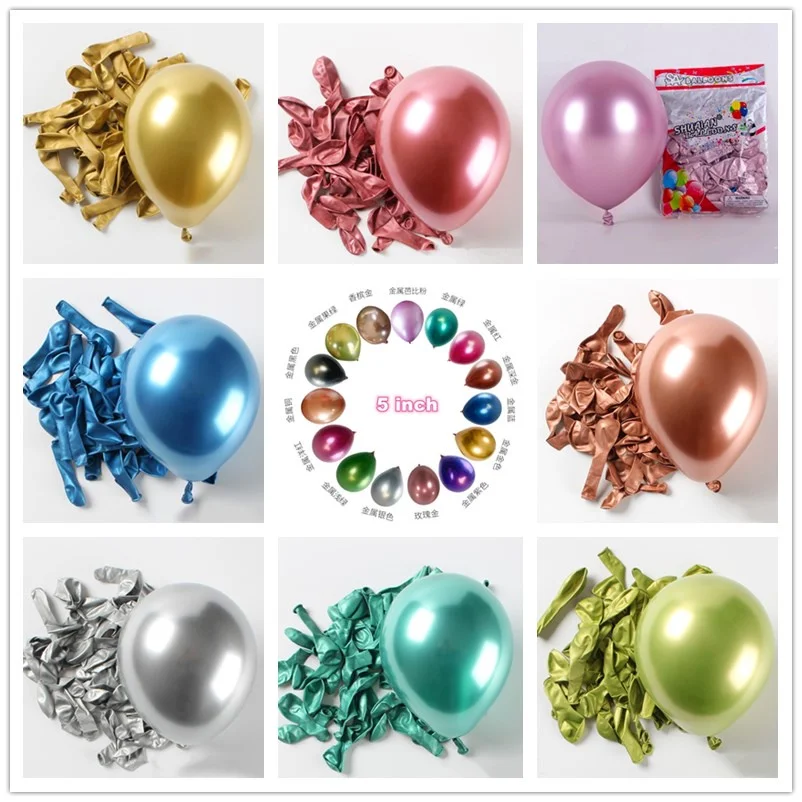 

Хромированный металлический шар Belon, 100 шт., 5 дюймов, 1 г, для дня рождения