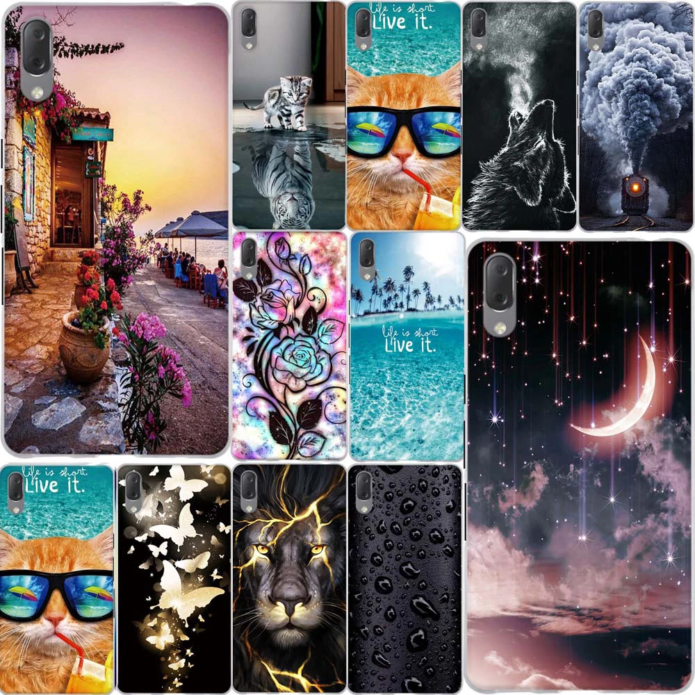 Чехол для Sony Xperia L3 силиконовая защитная задняя крышка телефона чехол с принтом l3