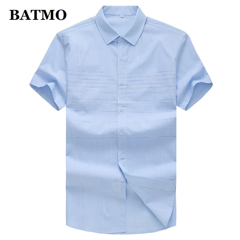 BATMO 2019 Новое поступление Зима и осень толстой плед рубашки для мужчин мужские с