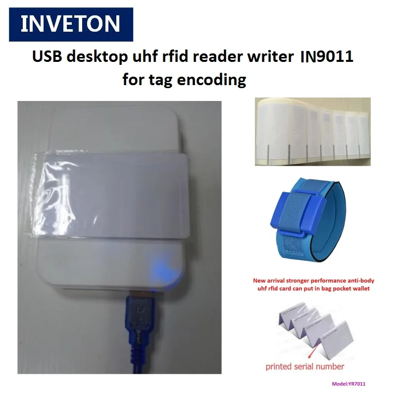 UHF RFID кард-ридер настольный USB ридер писатель для кодирования тегов ID копия с