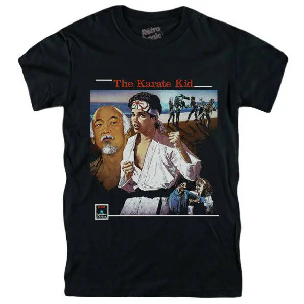 Детская футболка с рисунком из фильма каратэ Ральф маккио ПЭТ Морита Элизабет Шу
