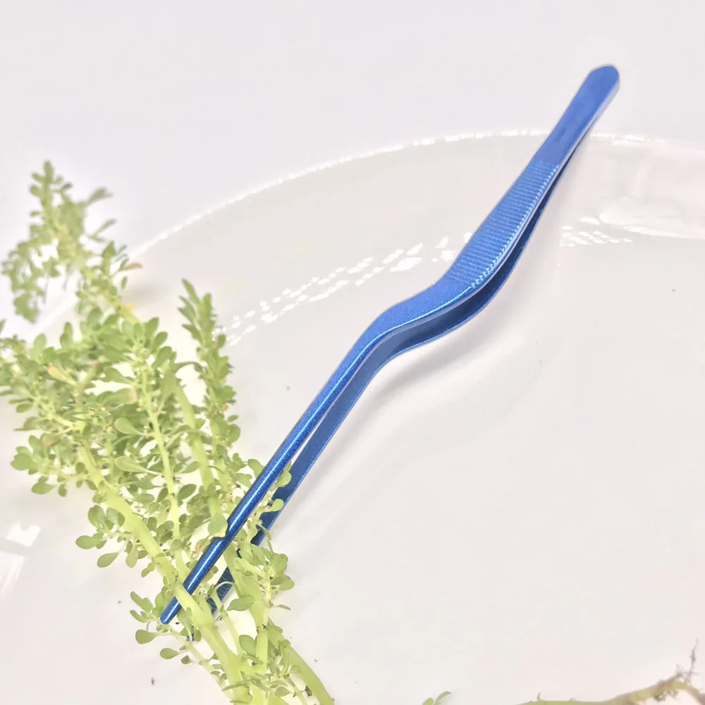 Цветной пинцет атроматический угловой зажим инструмент из нержавеющей стали