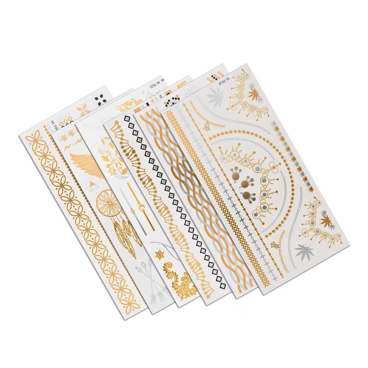 Новинка блестящая татуировка искусственная ретро горячее тиснение Серебряная