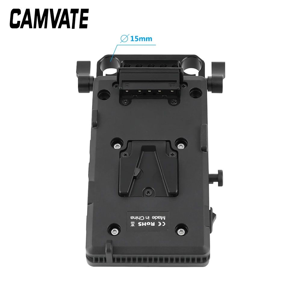 CAMVATE быстросъемная V образная Блокировка питания сплиттер пластина + батарея